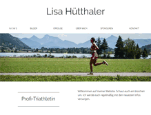 Tablet Screenshot of lisahuetthaler.at